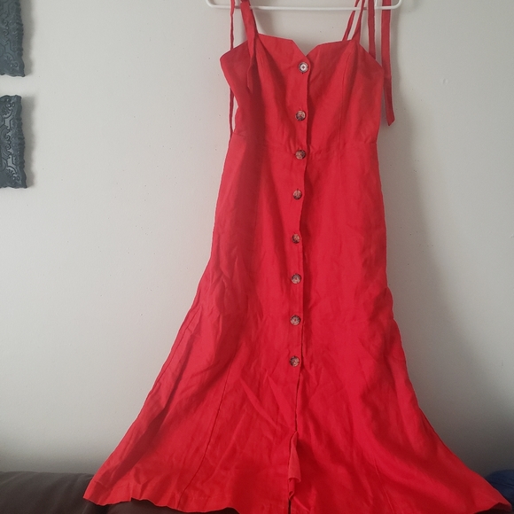 Wilfred Rosalie Linen Midi Dress - Picture 5 of 12